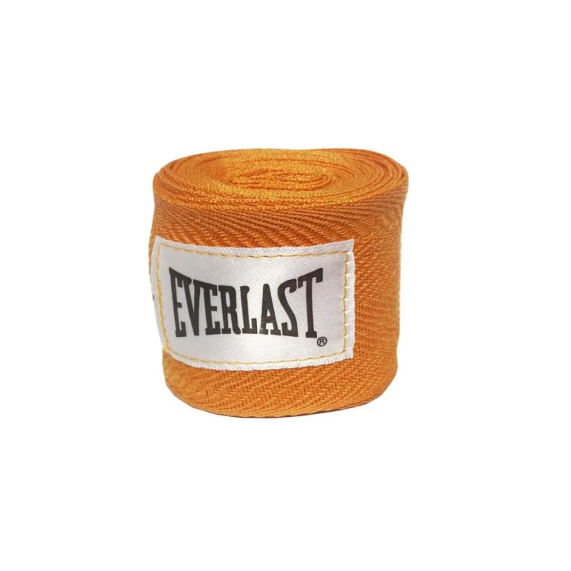 Orange Everlast 108in Classic Hand Wraps | SportsPower