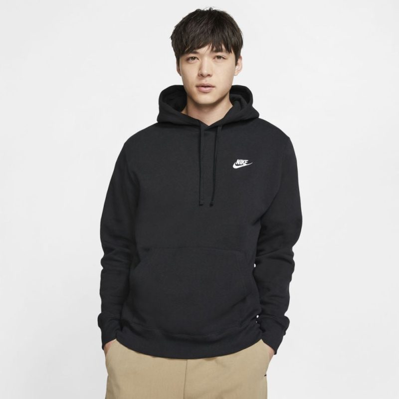 BV2654 010 NikeSportswearClubFleeceMen sPulloverHoodie 5