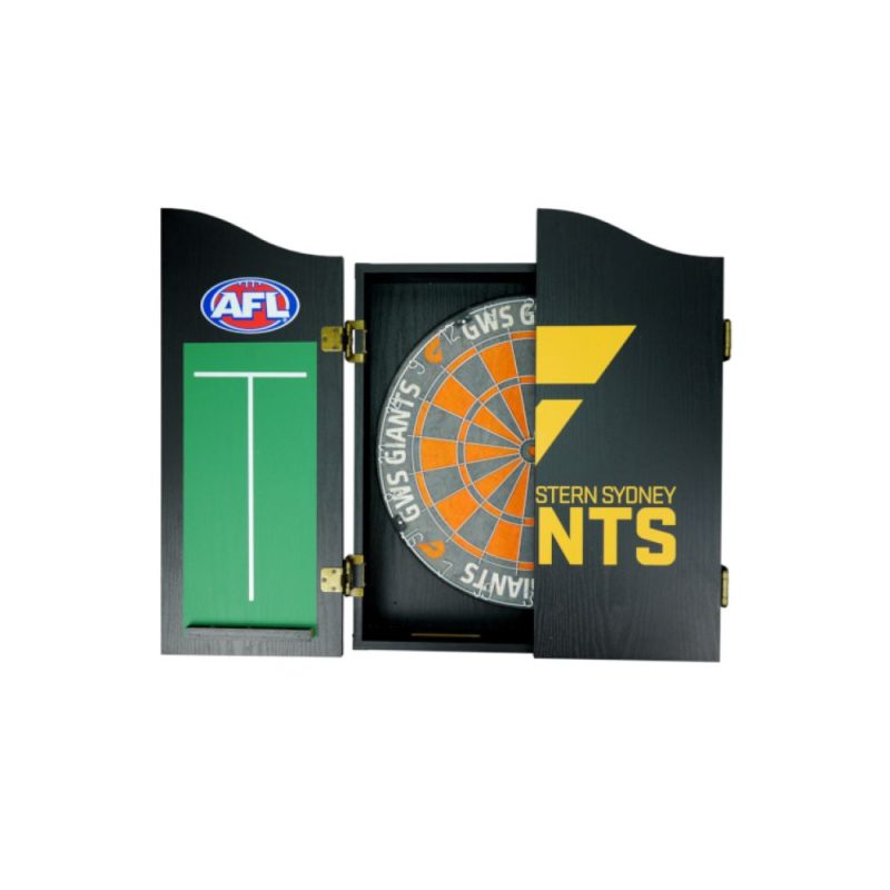 Giants, Afl Dartboard And Cabinet Set Img 3 | SportsPower