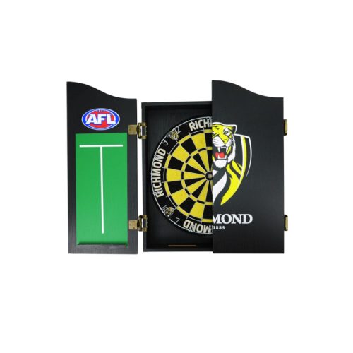 Tigers, Afl Dartboard And Cabinet Set | SportsPower