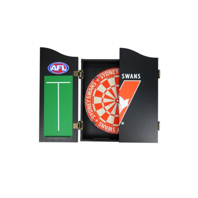 Swans, Afl Dartboard And Cabinet Set Img 21 | SportsPower