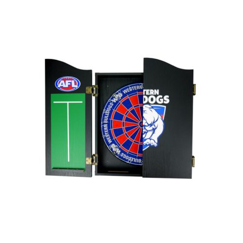 Bulldogs, Afl Dartboard And Cabinet Set Img 12 | SportsPower