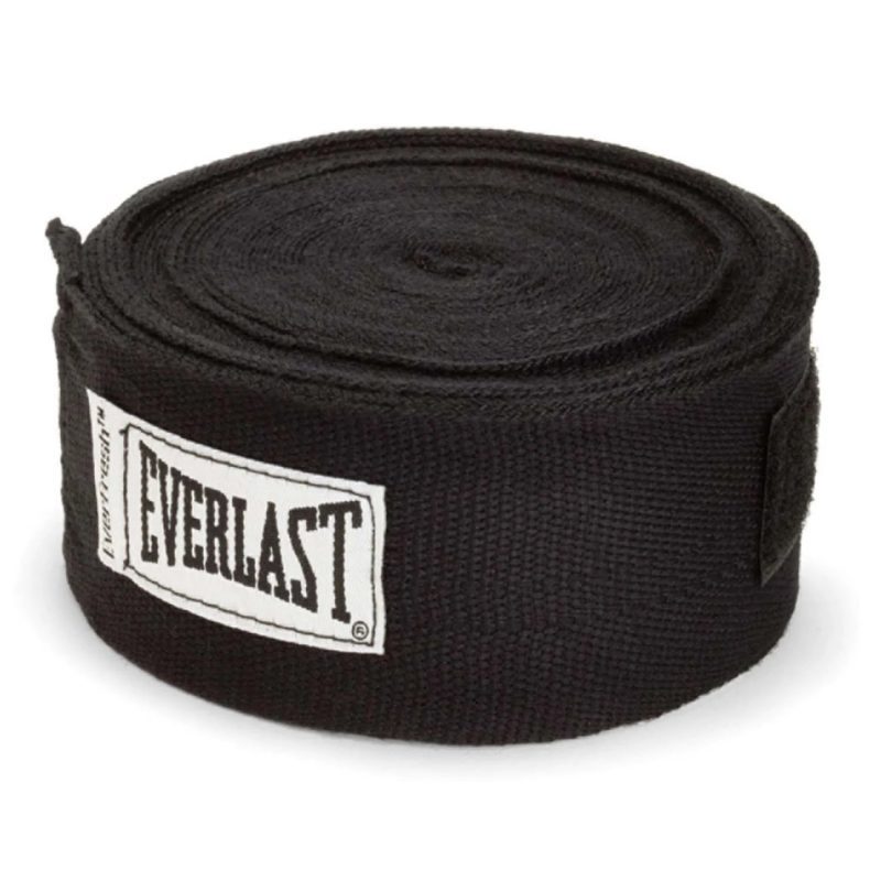 Black Everlast 180in Hand Wraps | SportsPower