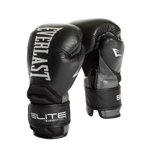 Black, Everlast Contender Elite Training Glove (12oz & 16oz) | SportsPower