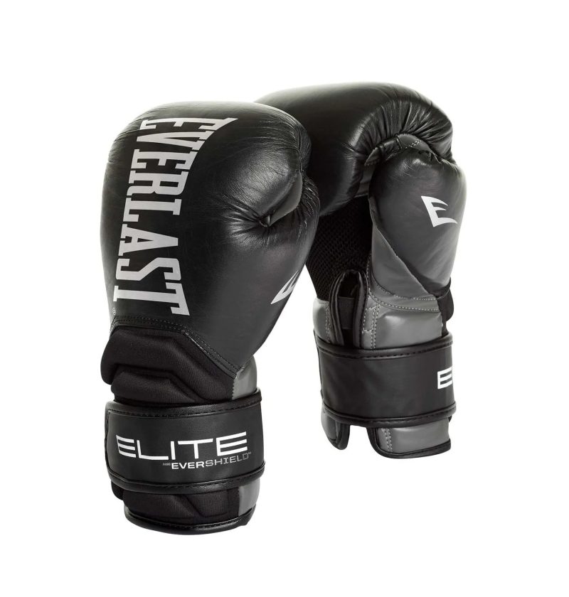 Black, Everlast Contender Elite Training Glove (12oz & 16oz) | SportsPower