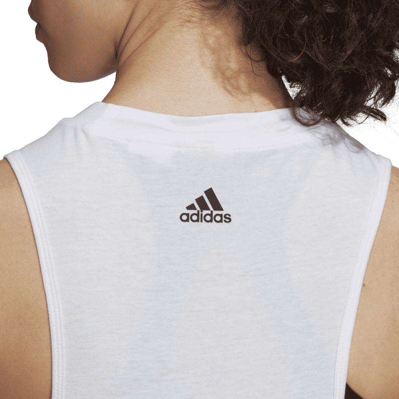 HK2592adidasMadeForTrainingLogoGraphicWomen sRacerbackTank