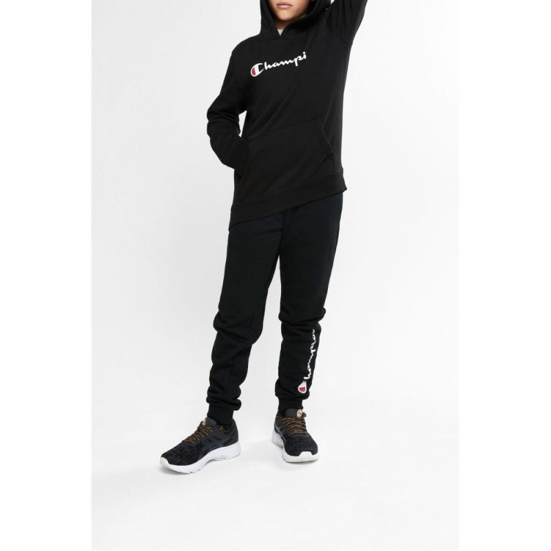 KX96N BLK ChampionScriptKids Hoodie 1