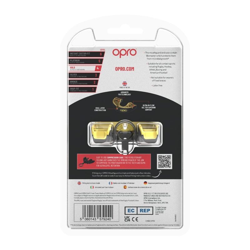 Opro 20Self Fit 20Gold 20Mouthguard OP1025040 Black Black web003