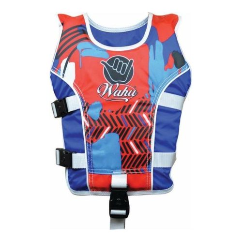 Red, Wahu Kids' Swim Vest Img 2 | SportsPower