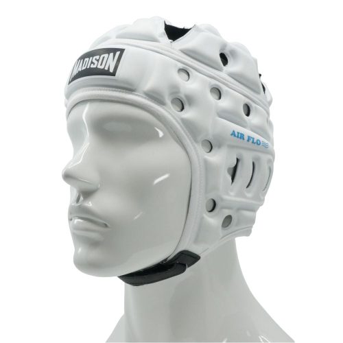 White, Madison Air Flo Headguard | SportsPower